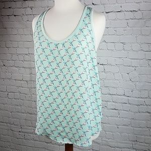 Lauren Conrad flowing dove tank top